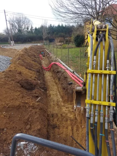 Réfection des canalisations d'une maison à Capbreton, Dax, BJA Terrassement
