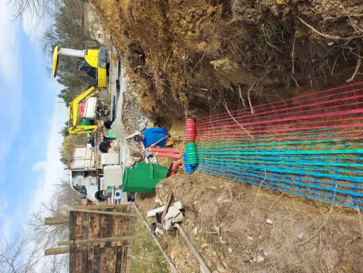 Raccordement et assainissement d'une maison à Dax, Dax, BJA Terrassement